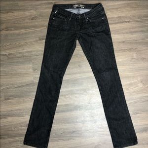 Robin Jeans Skinny Black Grey Wash Size 28
